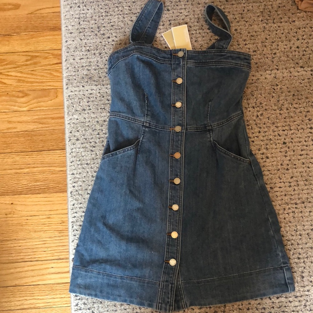 Never worn Micheal Kohrs Demin Mini Dress